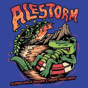 Alestorm : Flipped with a Sausage - Pirate Pizza Party